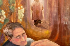 Het Emmalaantje, 2013, olieverf op doek, 50x70