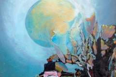 Moonflowers, 2013, olie op doek, 40x60